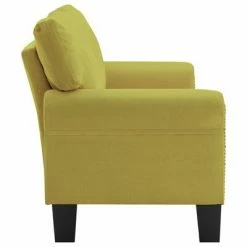 VidaXL Canapé à 2 places Vert Tissu 11 VidaXL Canapé à 2 places Vert Tissu -Canapés Soldes 2022 image 6 287155