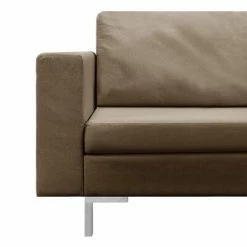 VidaXL Ensemble de canapés 5 pcs Tissu Marron -Canapés Soldes 2022 image 6 287193