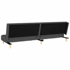 VidaXL Canapé-lit à 2 places avec repose-pied Gris foncé Tissu 11 VidaXL Canapé-lit à 2 places avec repose-pied Gris foncé Tissu -Canapés Soldes 2022 image 6 3080535