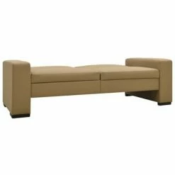 VidaXL Canapé-lit Cappuccino Similicuir -Canapés Soldes 2022 image 6 323619