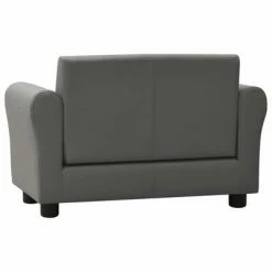 VidaXL Canapé pour enfants avec tabouret Gris Similicuir 11 VidaXL Canapé pour enfants avec tabouret Gris Similicuir -Canapés Soldes 2022 image 6 325512