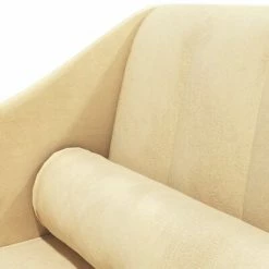 VidaXL Canapé-lit 2 places Crème Velours -Canapés Soldes 2022 image 6 340723